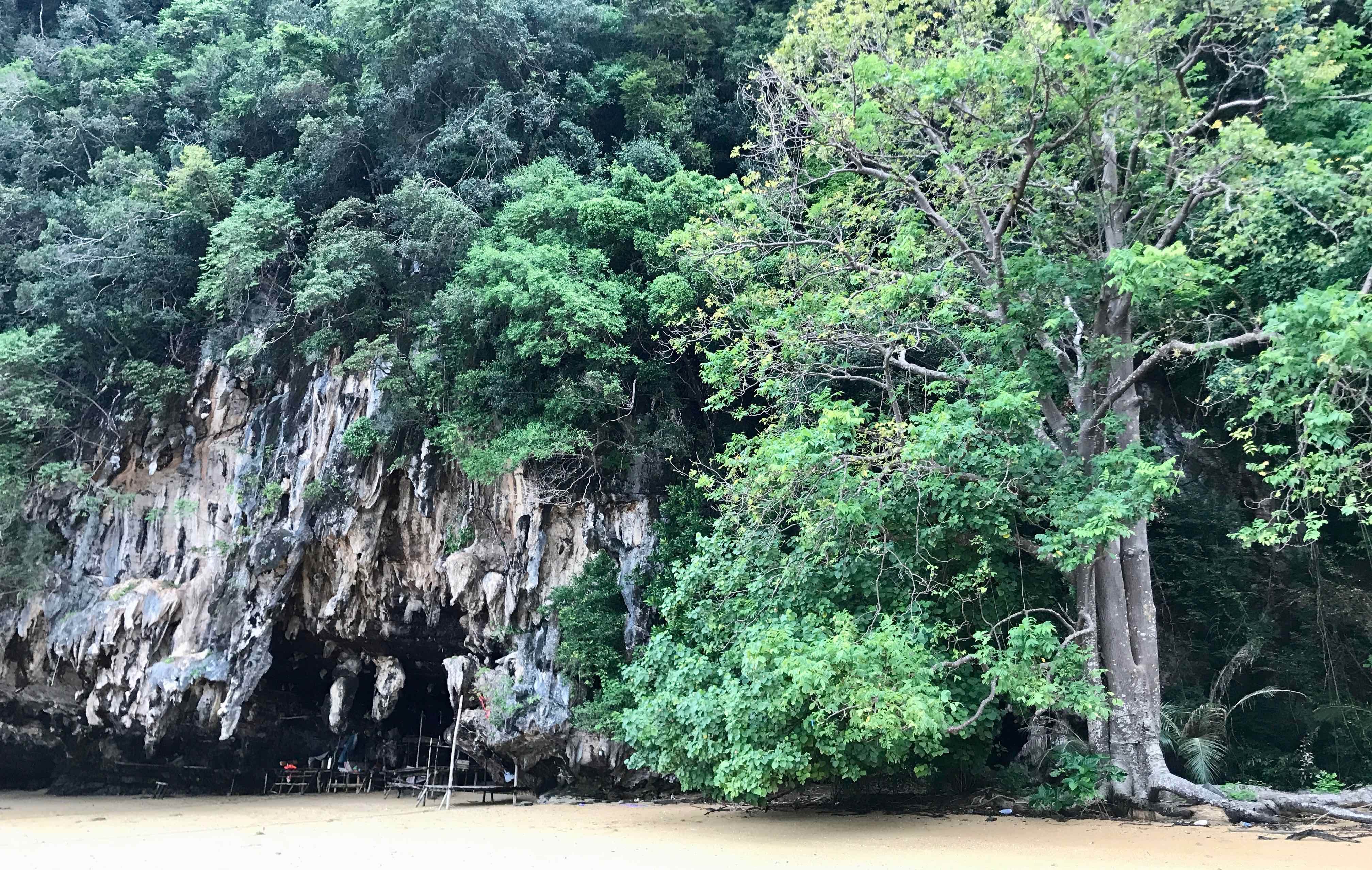 Bivouac baie de Phang Nga: Pirate cave Koh Yao Noi